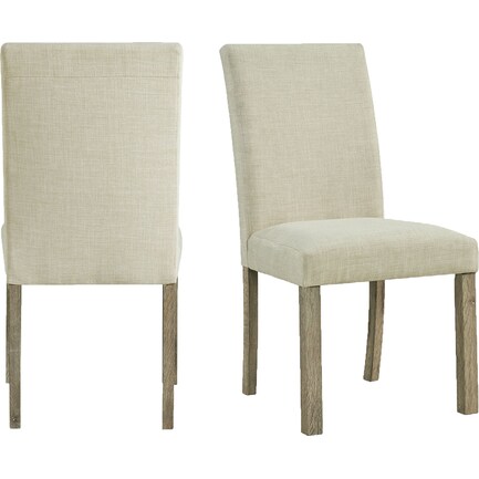 Mirabelle Set of 2 Dining Chairs - Natural