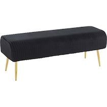 mirage black bench   