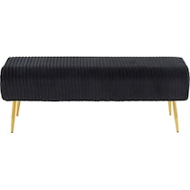 mirage black bench   