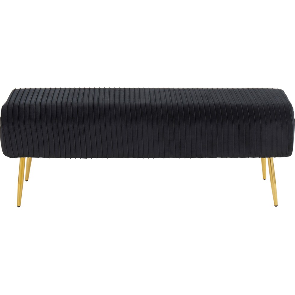 mirage black bench   