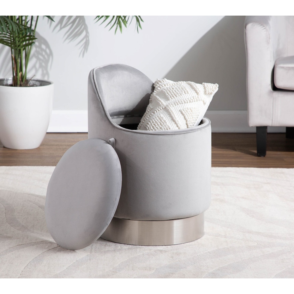 mirage chrome silver vanity stool   