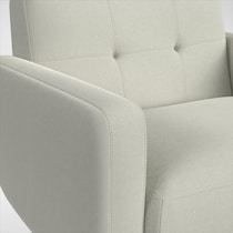 miranda white accent chair   