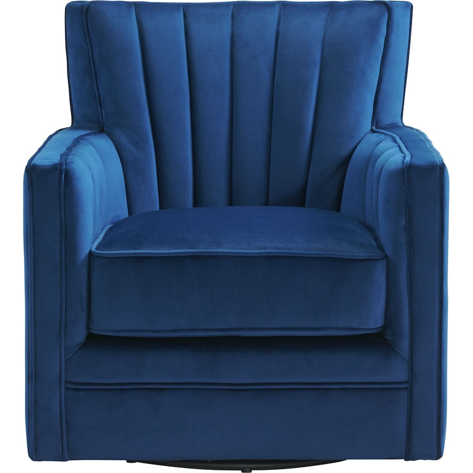 miraya blue accent chair   