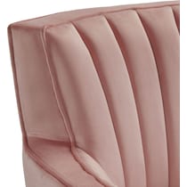 miraya pink accent chair   