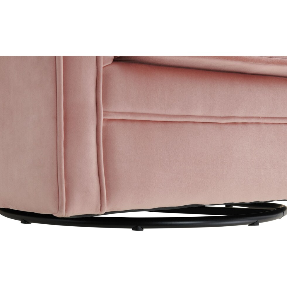 miraya pink accent chair   