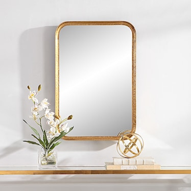 Ibrahim Wall Mirror - Antique Gold