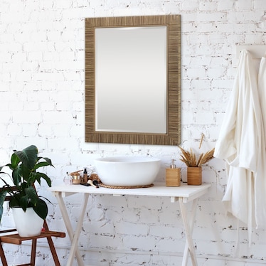 Hezekiah 35' Wall Mirror - Natural