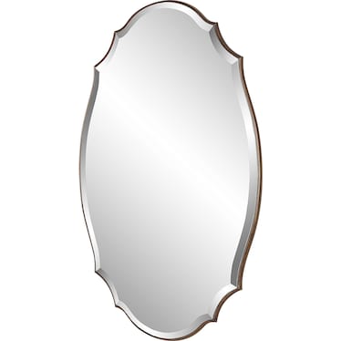 Adesola Large Wall Mirror - Antique Bronze/Gold