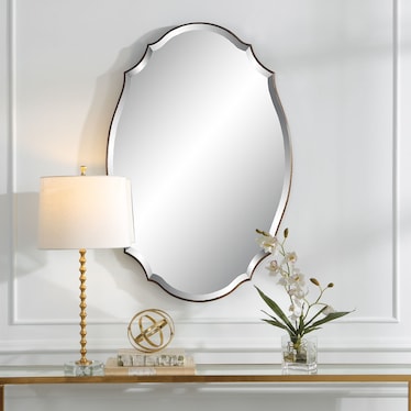 Adesola Large Wall Mirror - Antique Bronze/Gold