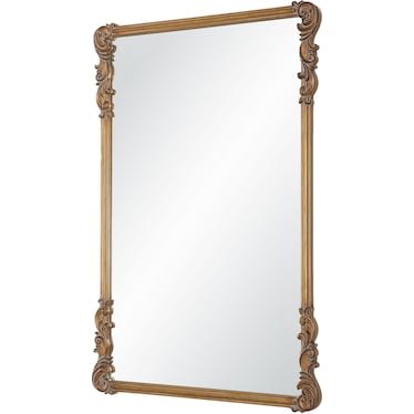 Jakai Wall Mirror - Antique Gold