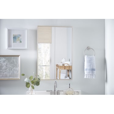 Ryett Wall Mirror - Warm Silver