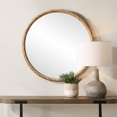 Teo Wall Mirror - Seagrass