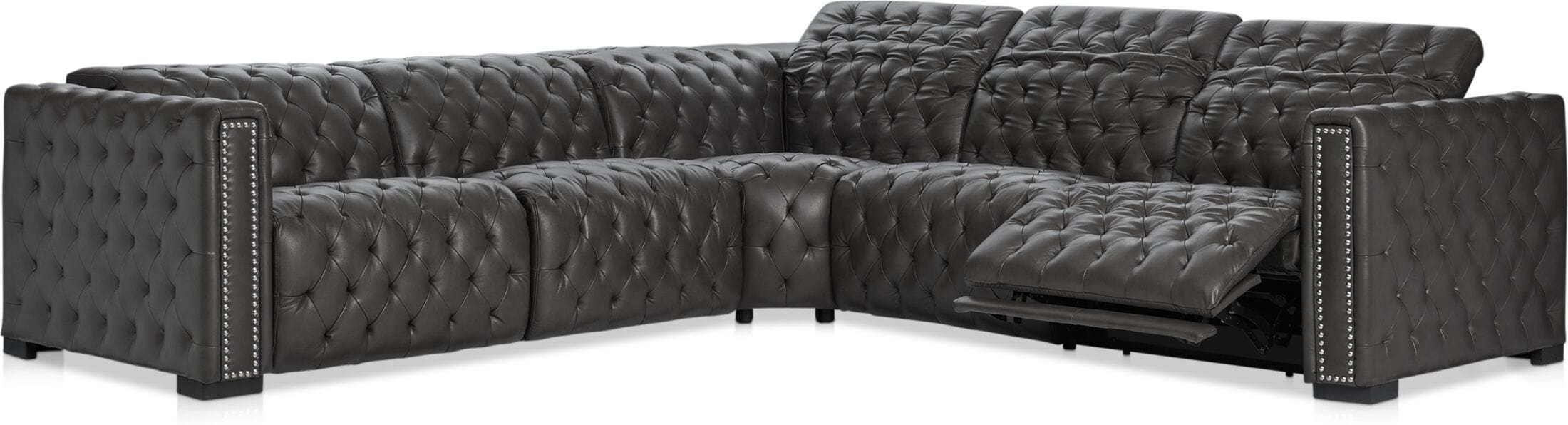 Chesterfield best sale reclining sectional