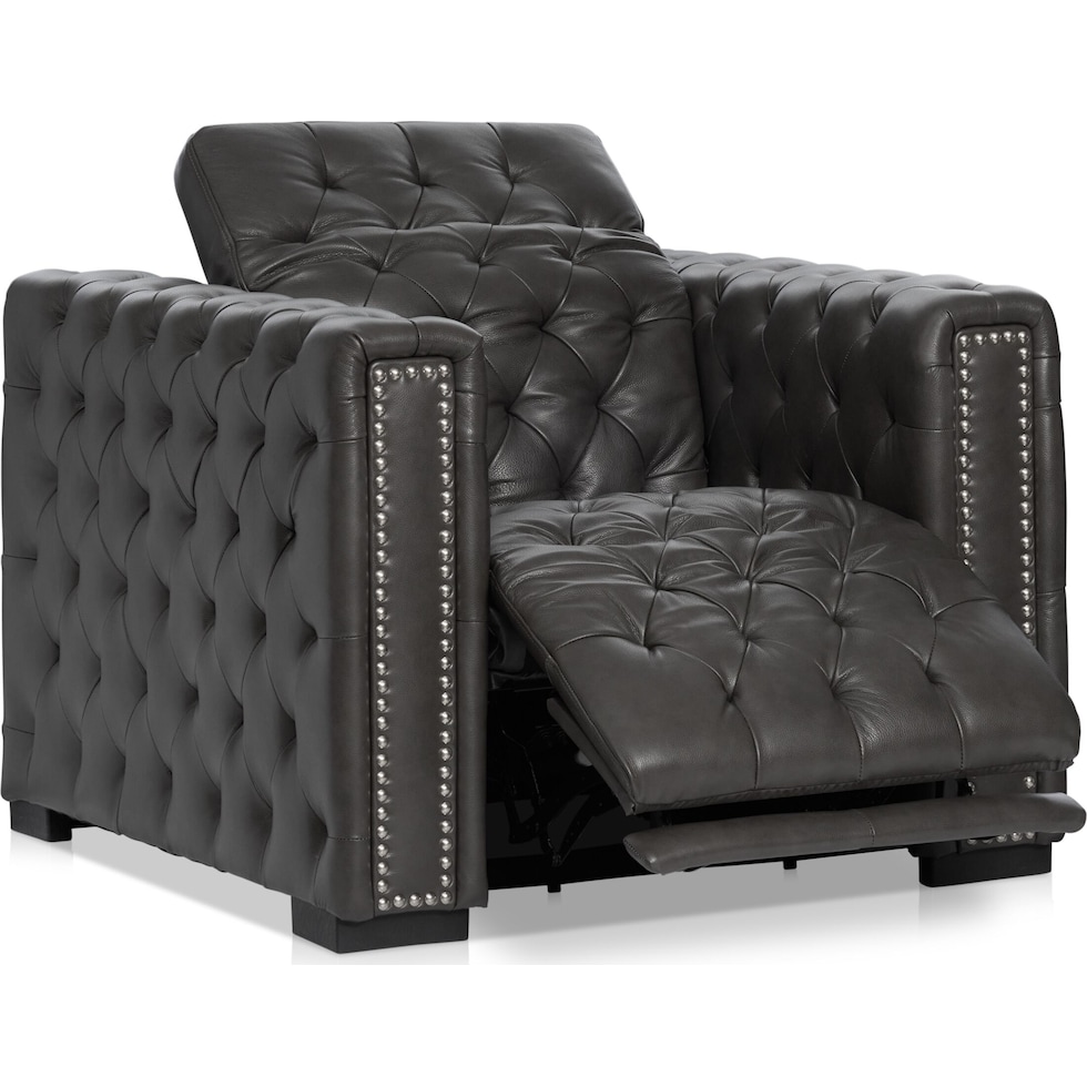 mitchell gray recliner   