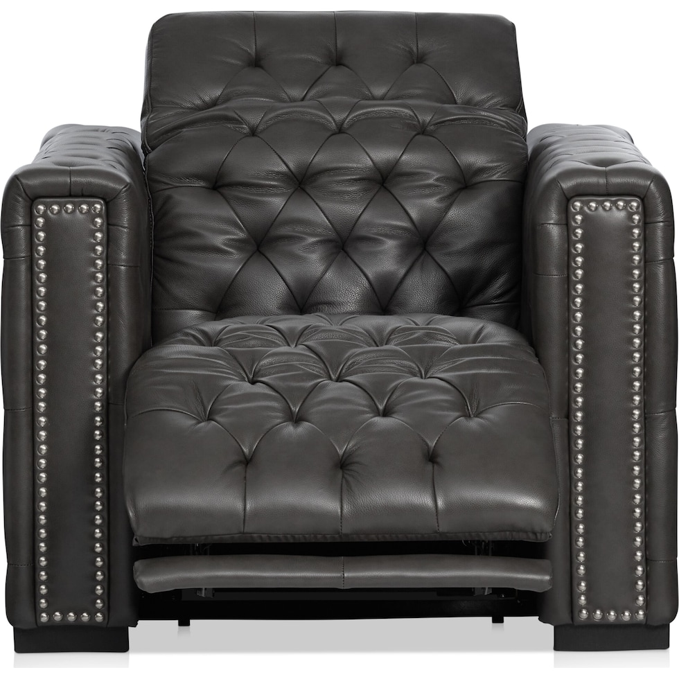 mitchell gray recliner   