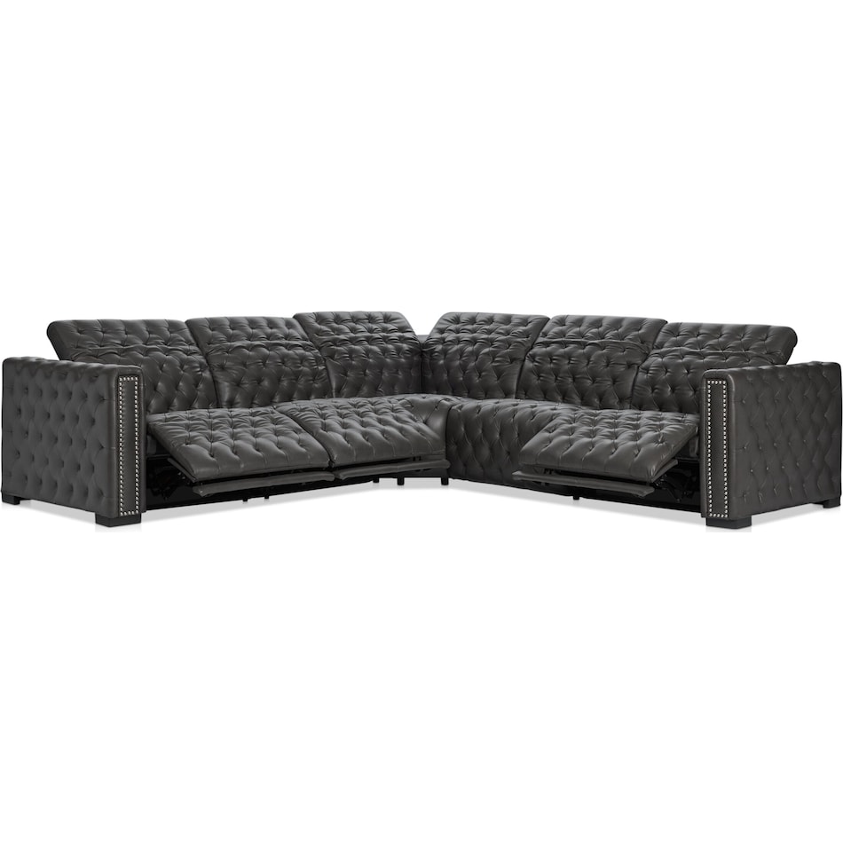 mitchell gray sectional   