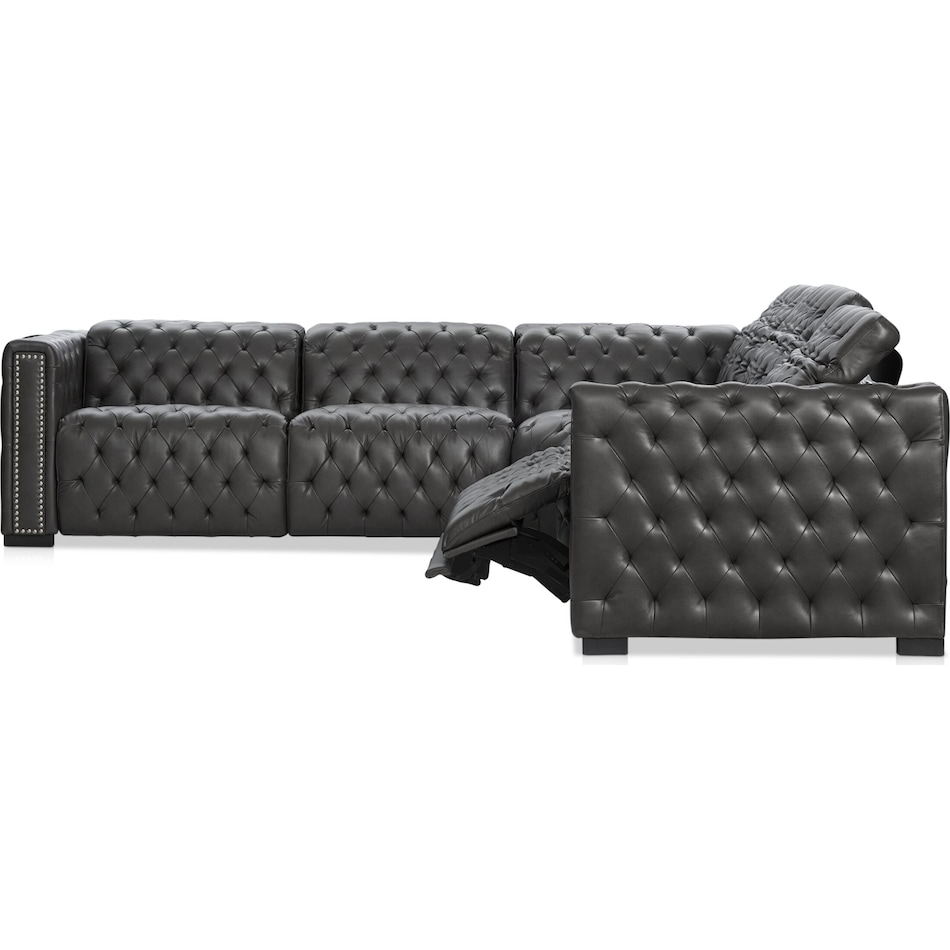 mitchell gray sectional   