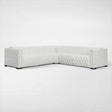 Mitchell 5-Piece Dual-Power Reclining Sectional - White