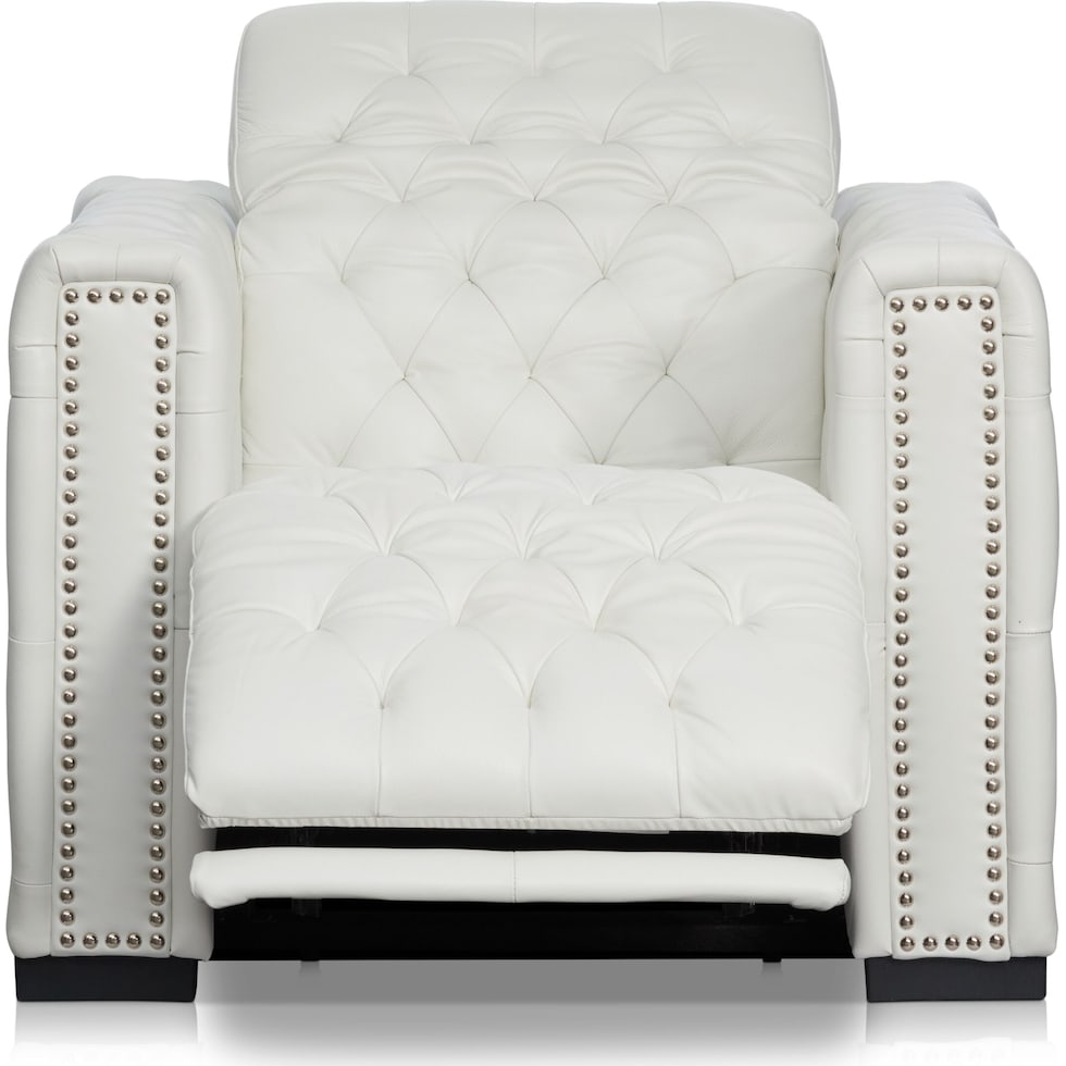 mitchell white recliner   