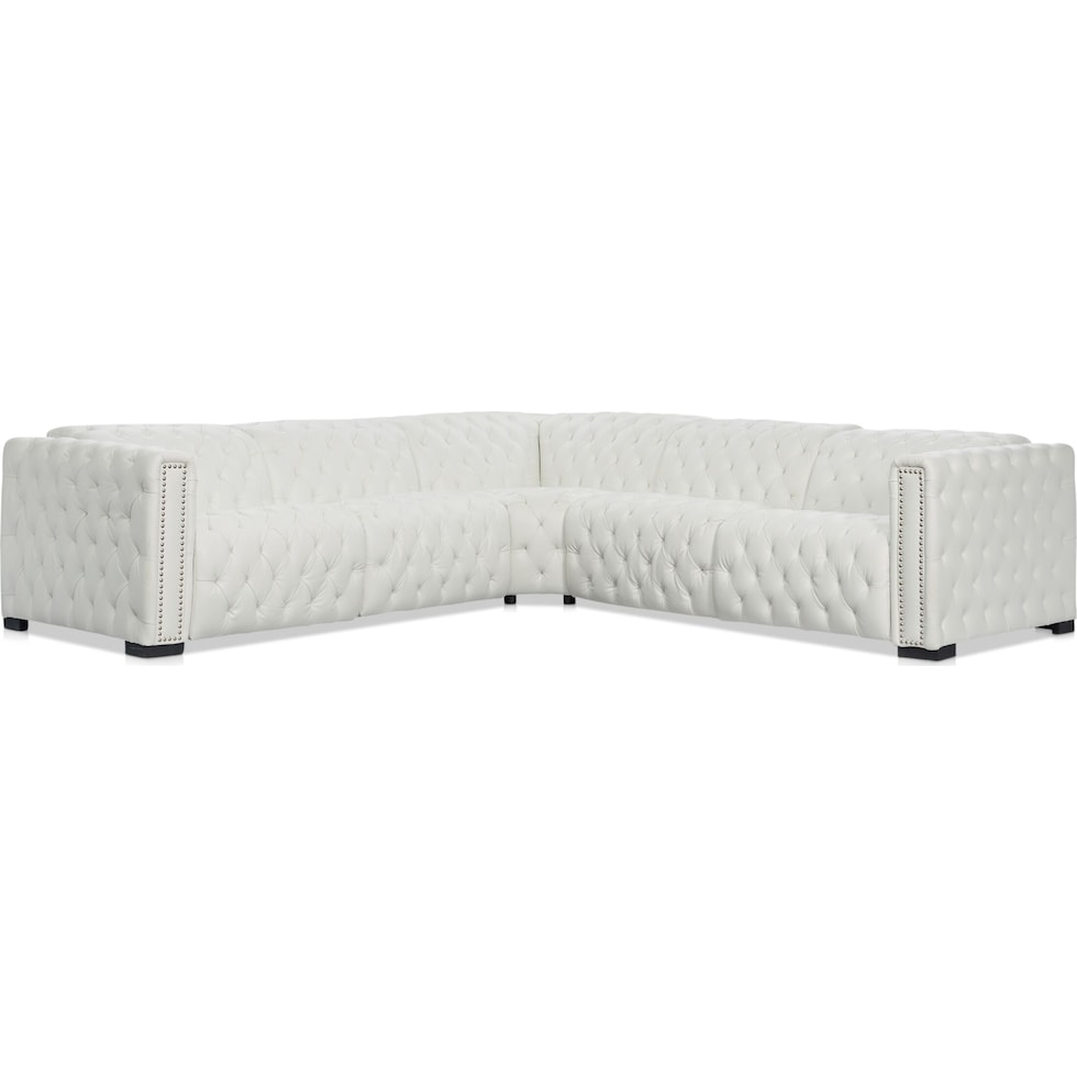 mitchell white sectional   