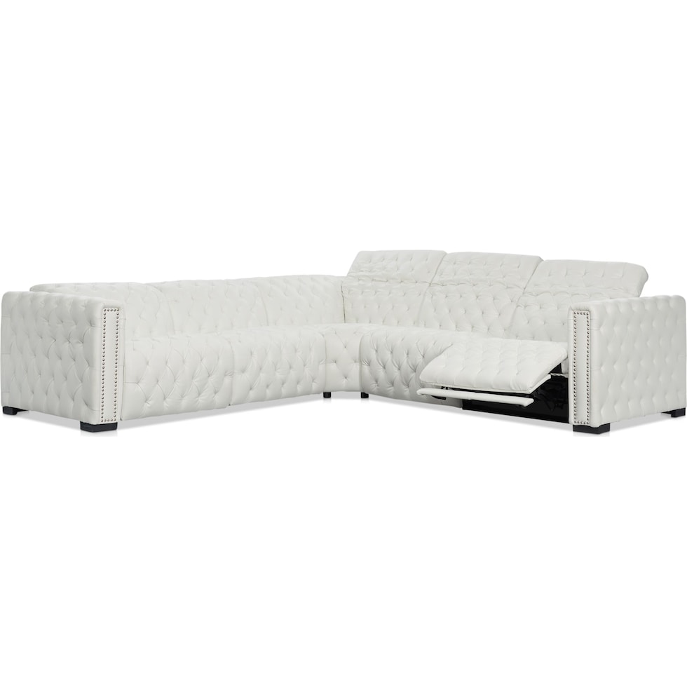 mitchell white sectional   