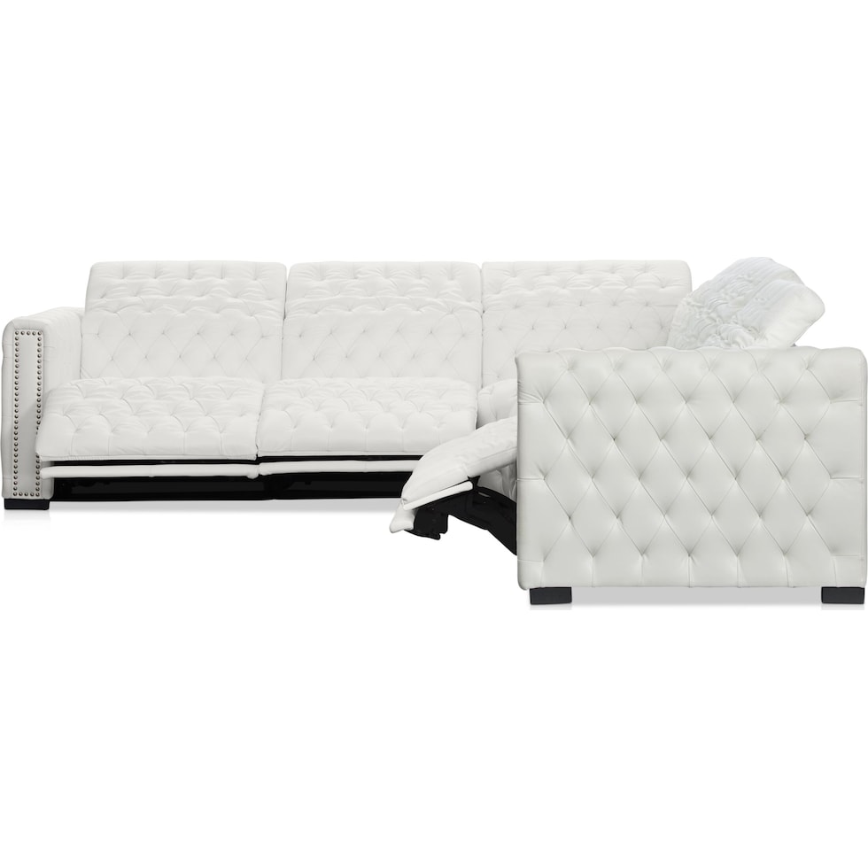 mitchell white sectional   