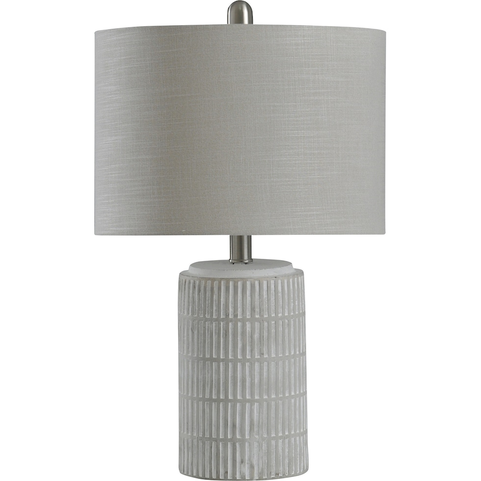 mitsuko gray table lamp   