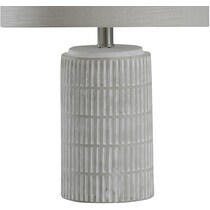 mitsuko gray table lamp   