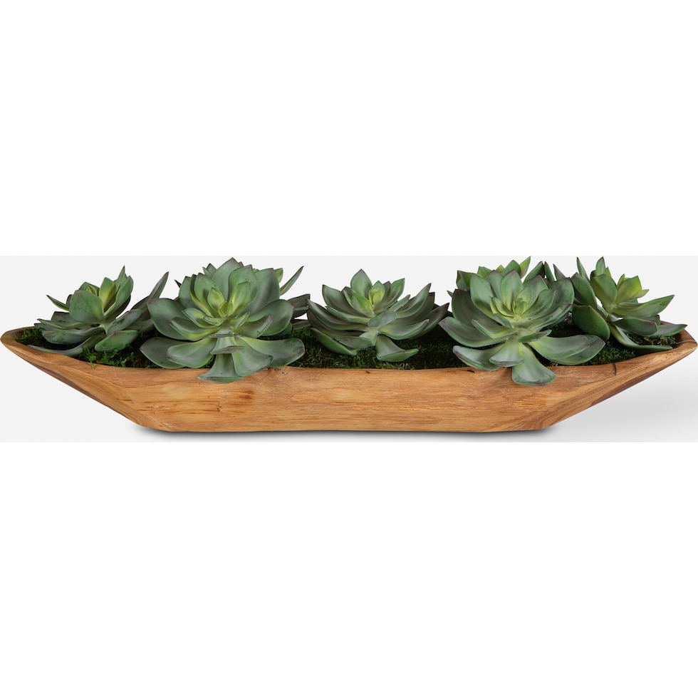 moab light brown faux plant   