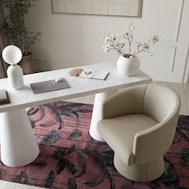 mobley neutral desk chair   