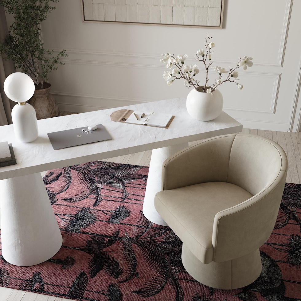 mobley neutral desk chair   