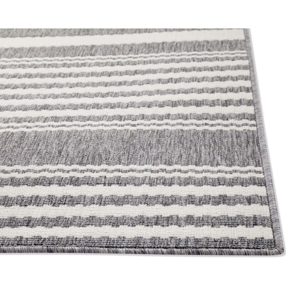 mod line gray outdoor area rug   