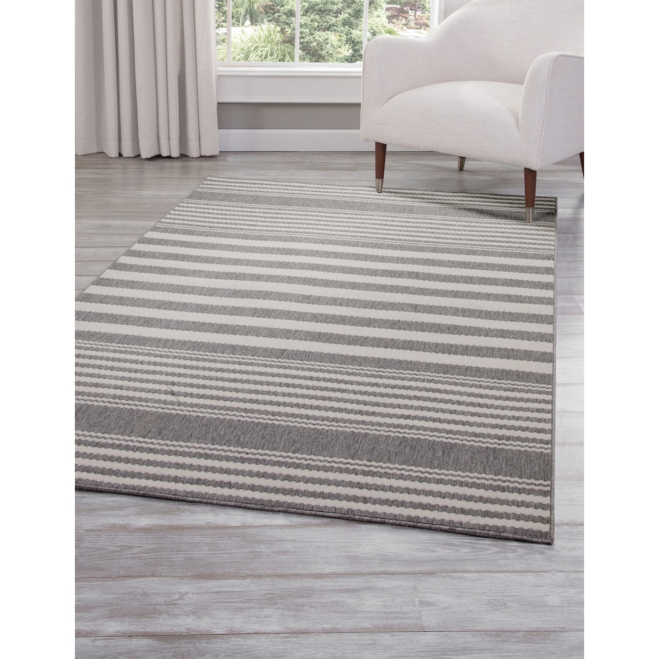 mod line gray outdoor area rug   