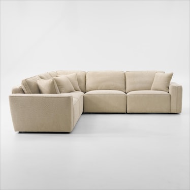 Modtech 5-Piece Sectional with Immersive Sound - Sand