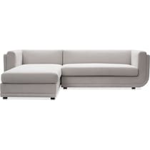 molina white sectional   