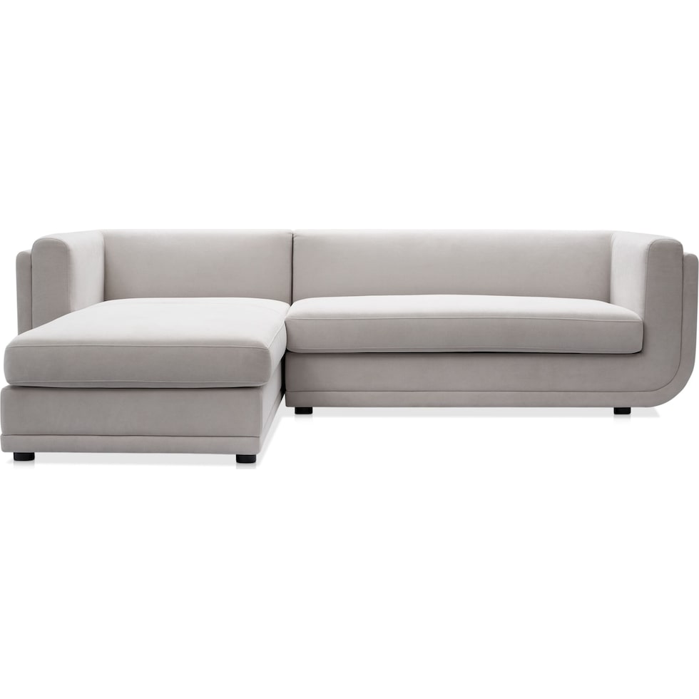 molina white sectional   