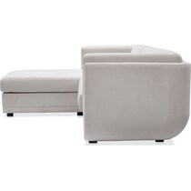 molina white sectional   
