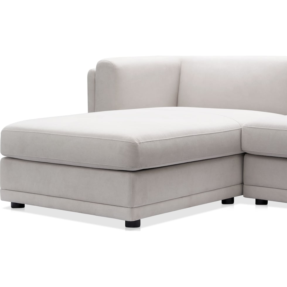 molina white sectional   