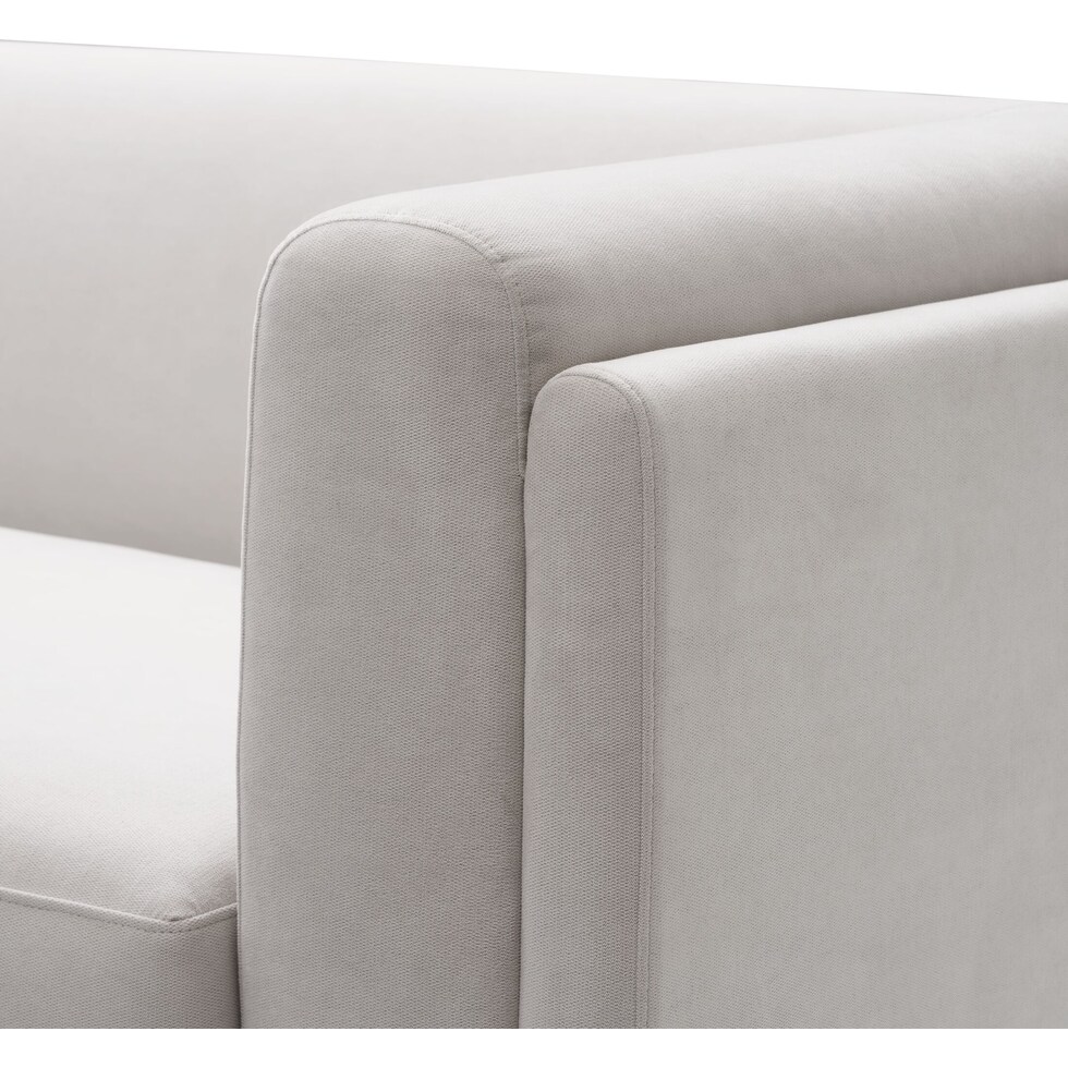 molina white sectional   