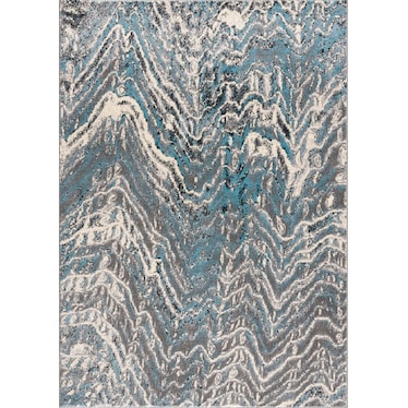 Mollie Area Rug - Blue/Gray