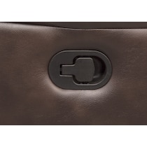 mondo dark brown glider recliner   