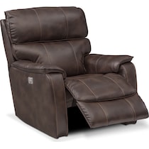 mondo dark brown recliner   