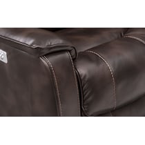 mondo dark brown recliner   