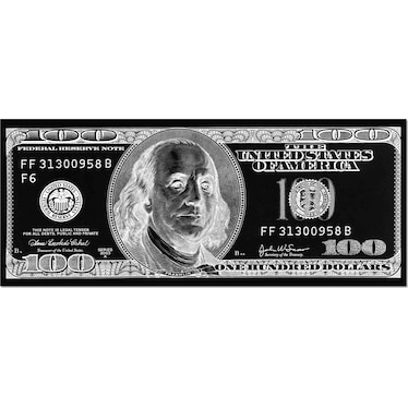 Money 24'' x 55'' Wall Art