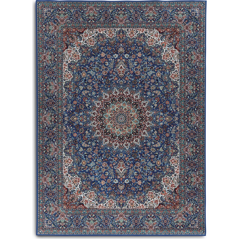 mongo blue area rug  x    