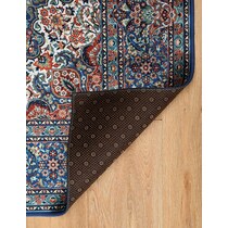 mongo blue area rug  x    