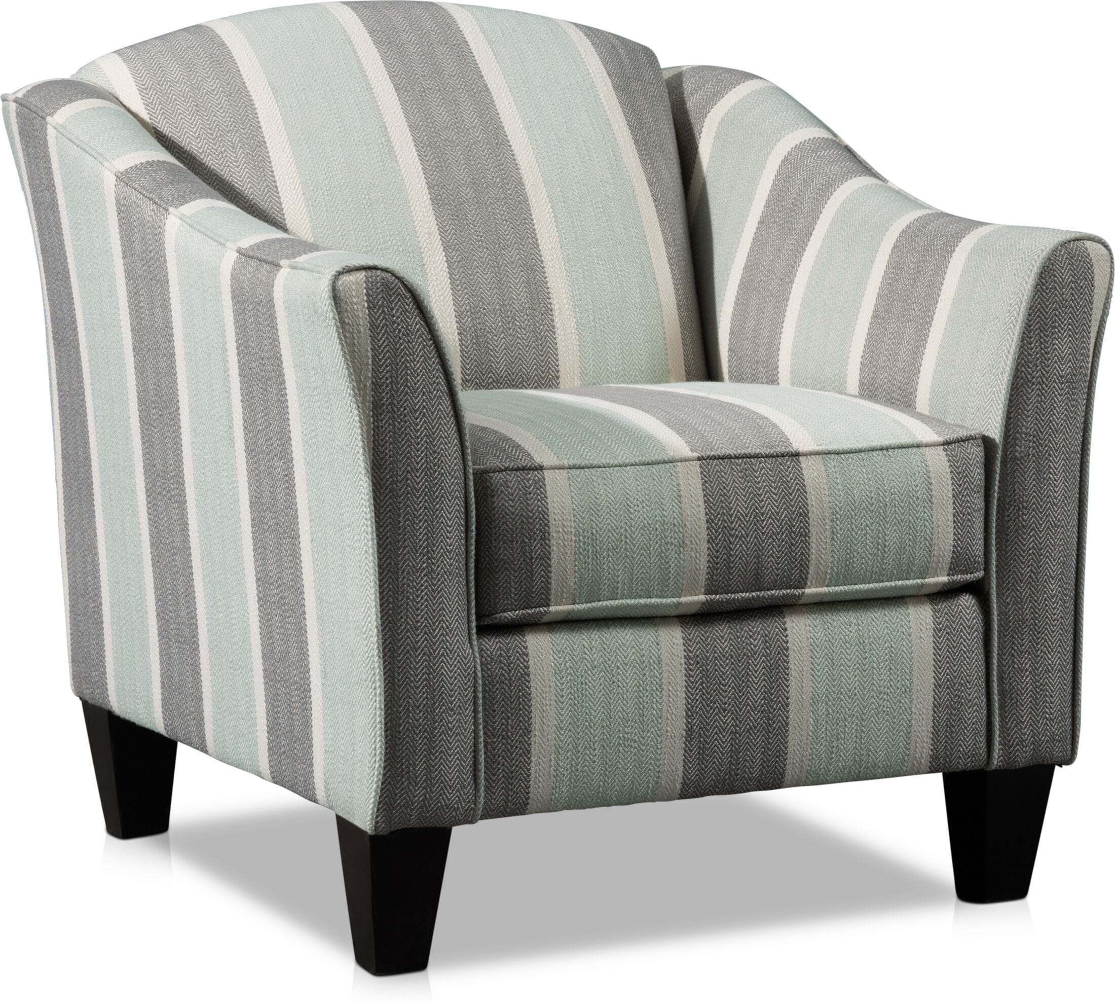 Monica Striped Accent Chair | American Signature Furniture