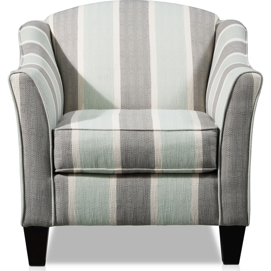 monica gray accent chair   