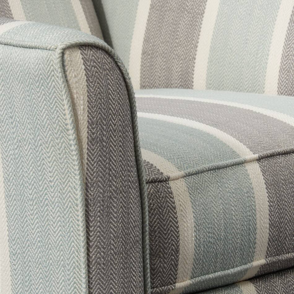 Monica Striped Accent Chair American Signature Furniture