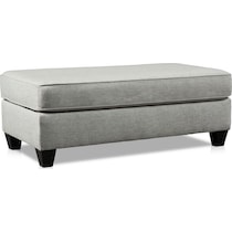 monica gray ottoman   
